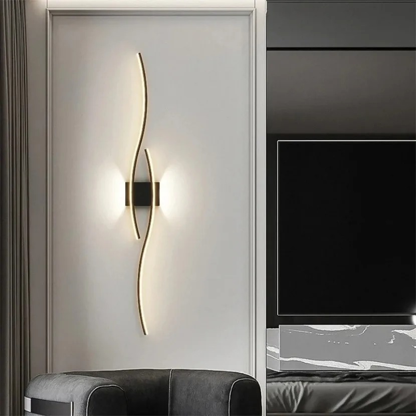 Modern LED Strip Wall Lamp 4