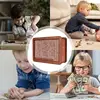 Wooden Money Box Cash Saving Money Bank Box For Adults Retro Reusable Wooden Money Box 10 000 Saving Challenge Wooden Money Jar 3