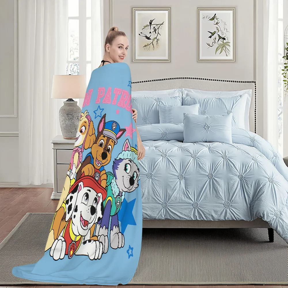 Warm Soft Plush Nap P-PAWs Blankets Sofa rug P-PatrolS for Living hot Room Office Bedroom cute Home Travel Kid Cartoon Gifts 4