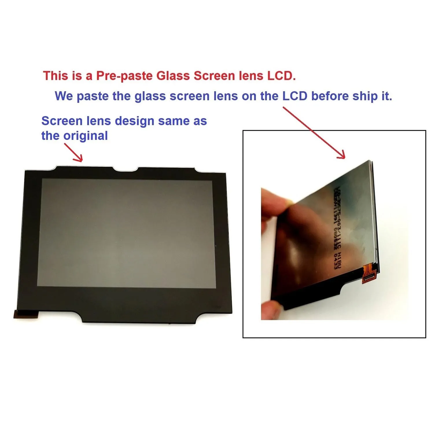 GBA SP ֿܼ V2 IPS ũ LCD ŰƮ, Ʈ LCD ũ, 5 ܰ 