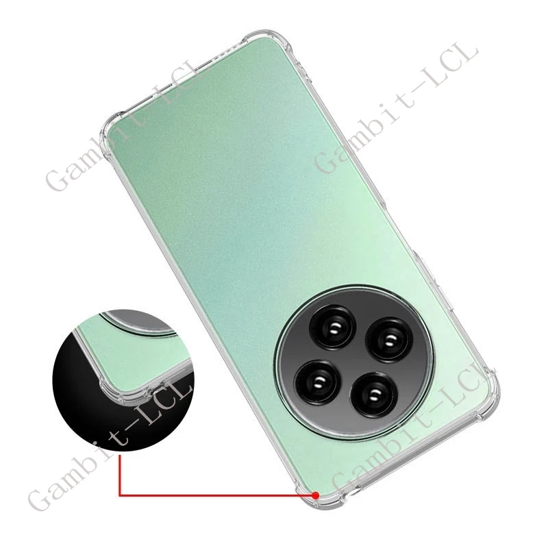 Enhanced Shockproof Soft TPU Back Cover - Anti-Falling Protective Case