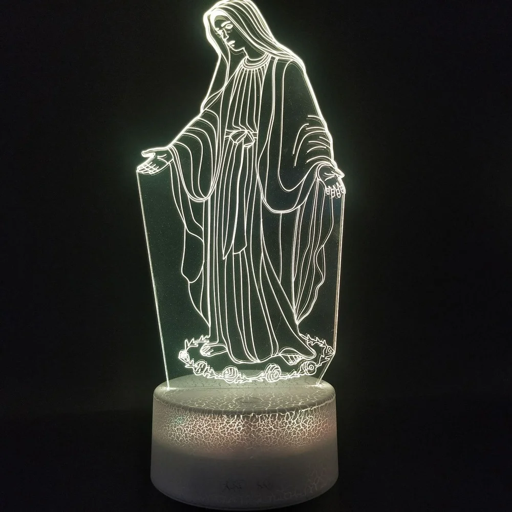 Lampada 3D Led A Illusione Ottica A Forma Di Macchina Fotografica, 7 Colori Con Telecomando E Touch, Luce Notturna Da Tavolo, Regalo Originale