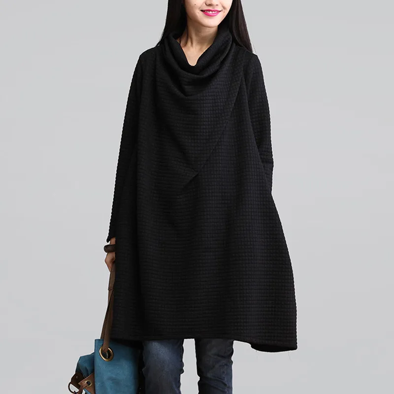 

New Style Autumn Winter Maternity Dresses Long-sleeve For Pregnant Loose Solid Pregnancy Clothes Tops Vestidos Clothing