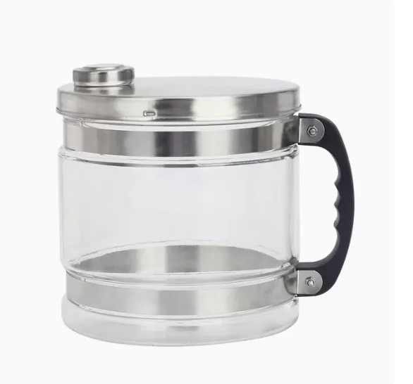 1 Gallon / 4L Glazen Watercontainer voor Distilleerder, Vervangende Verzamelfles, Gedistilleerde Waterfleskan, Waterflespot voor de Meeste Aanrechtwaterdestilleerders