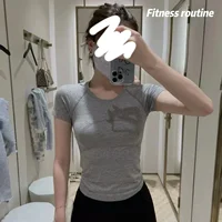 Lemon Women Short Edition Swiftly Tech Sports Short Sleeve Shirt Seamless Knitted Stretch 2.0 Yoga Fitness Running T-shirt 1