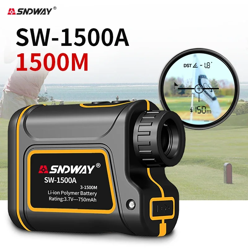 Laser Rangefinder SNDWAY Rangefinder Telescope 600M 1000M 1500M Laser Distance Meter For Hunting Monocular Golf Range Finder Roulette Tape Measure