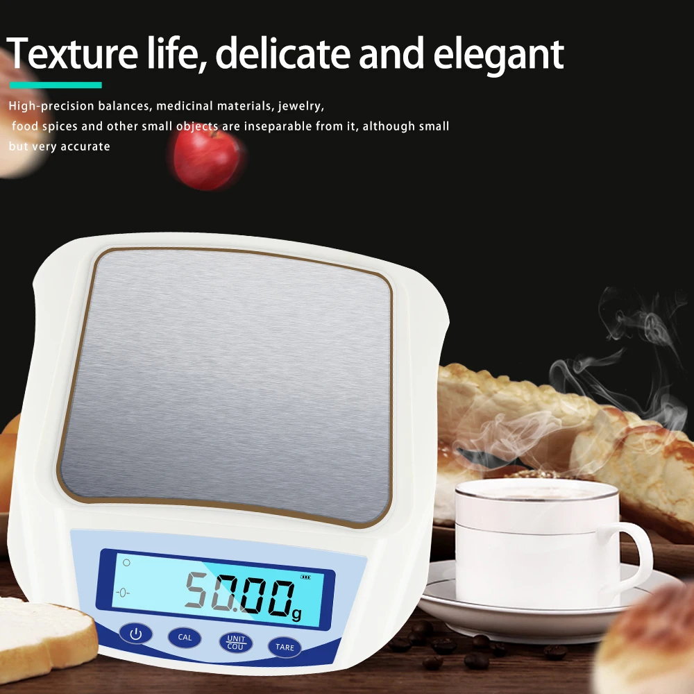 Description Picture 3 of item1000g/0.01g High Accuracy Electric Scales Portabl Digital LCD Electric Balance Scale For Foods Jewelry Gold Tea Weighing Tools
