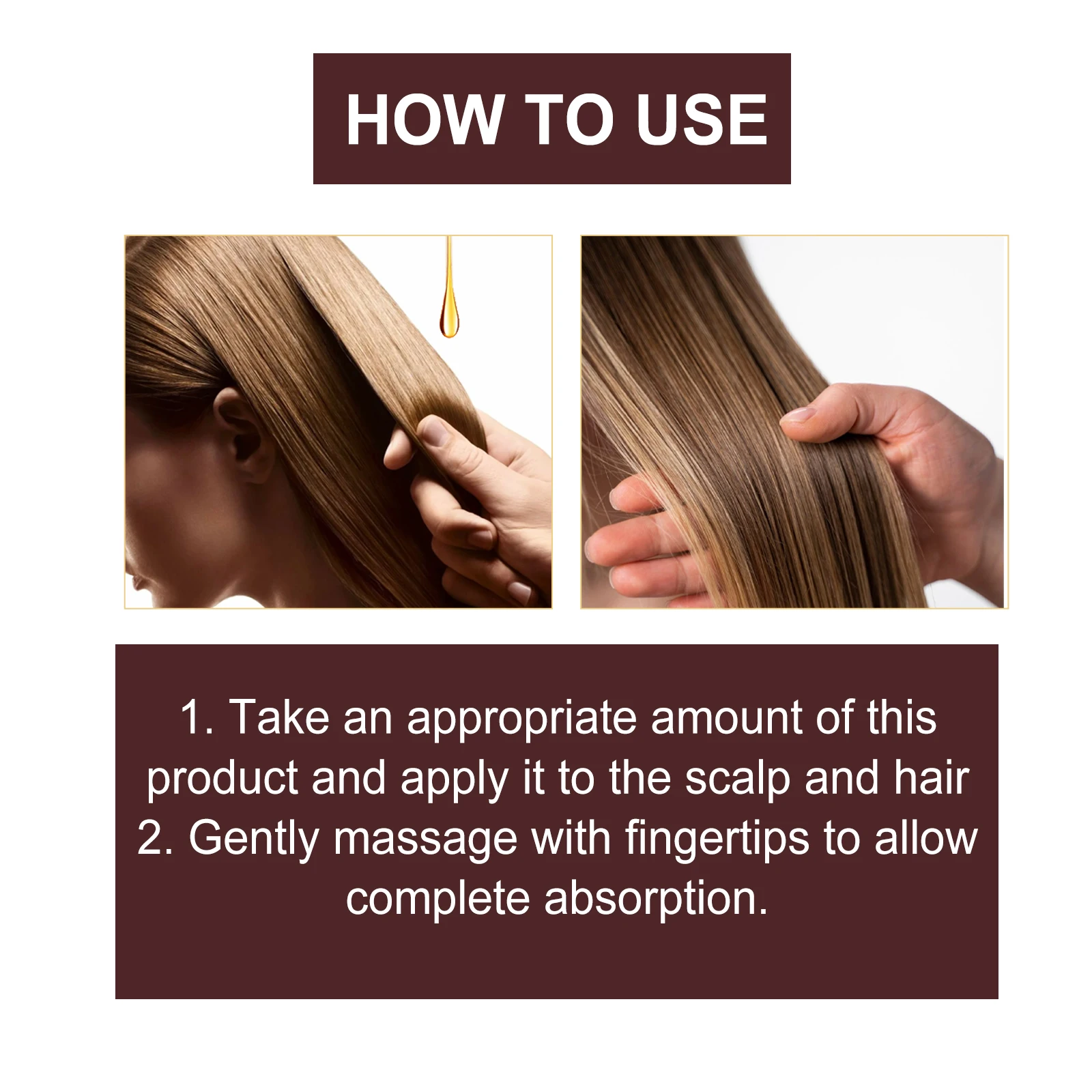 Nourishing & Smoothing Hair Serum - Hydrates Dry Ends, Non-Greasy with Fresh Fragrance, Strengthens & Softens Hair