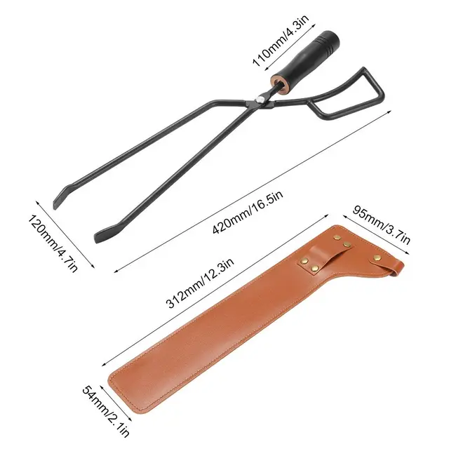 Piknik Kemping Grillezés Kültéri Tűzfogók Faszén Klip Bilincs - Image 6