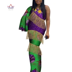 Wholesale African Traditional Wear For Women Tassel Plus Size Clothing For Women Bulk Formal Dresses Women Elegant Gowns WY8525