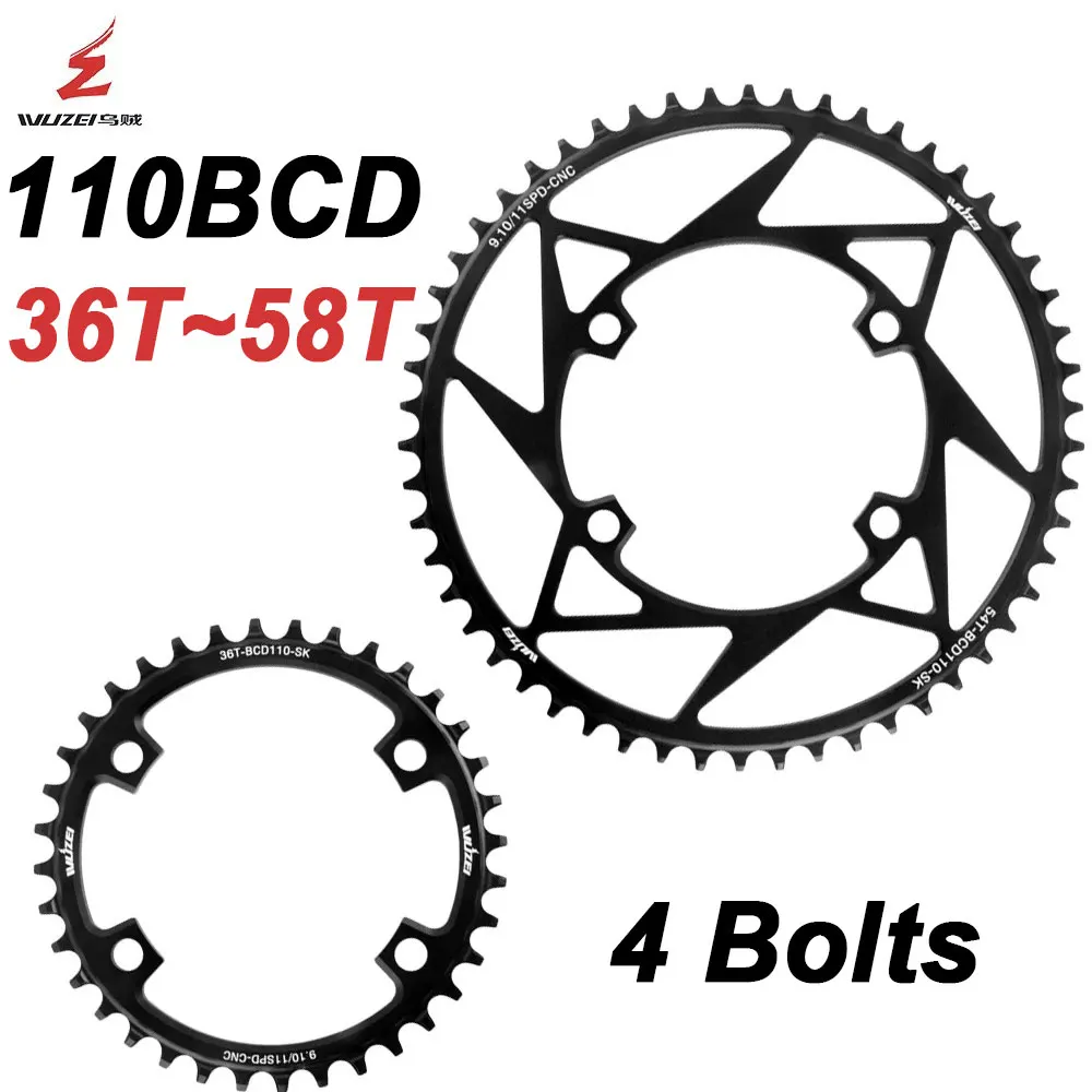 Plateau de vélo de route 110 BCD 36/38/40/42/44/46/48/50/52 Plateau de vélo de route 110 BCD 36/38/40/42/44/46/48/50/52