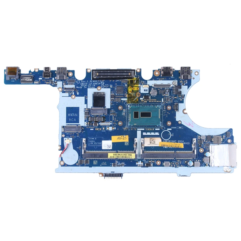 I5, I7, ZBU10, LA-A961P, Dell Latitude 7450,