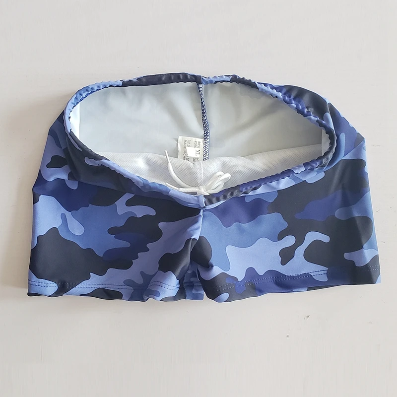 SWIMMART 키즈 보이 수영복 2025 여름 어린이 Beachwear 허리 Drawstring  수영 트렁크 십대 수영복 