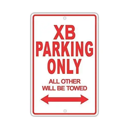 Tin speaking Tin Sign Vintage Metal Sign Scion XB Parking Only All Others Will Be Towed Sign Aluminum Sign 12x8 Designable Custo reflective sign plaque wendy s parking only caution warning notice aluminum metal sign