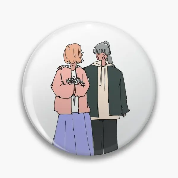 

Nobamaki Soft Button Pin Metal Badge Collar Lapel Pin Gift Lover Jewelry Clothes Fashion Women Decor Brooch Cartoon Creative