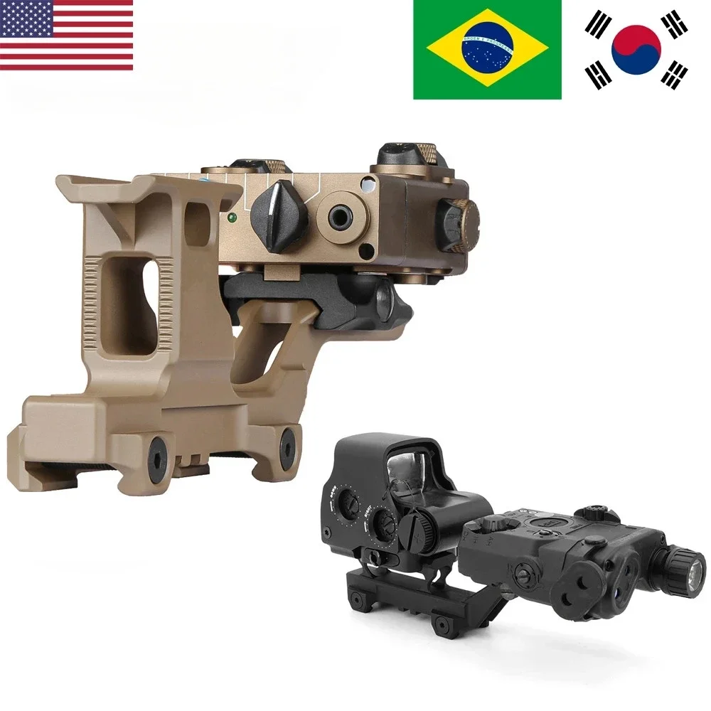 

Tactical Hunting Rifle Rails GBRS Group Type Hydra Is Equipped with A Combination of Two Night Vision Laser Red Dot Sights