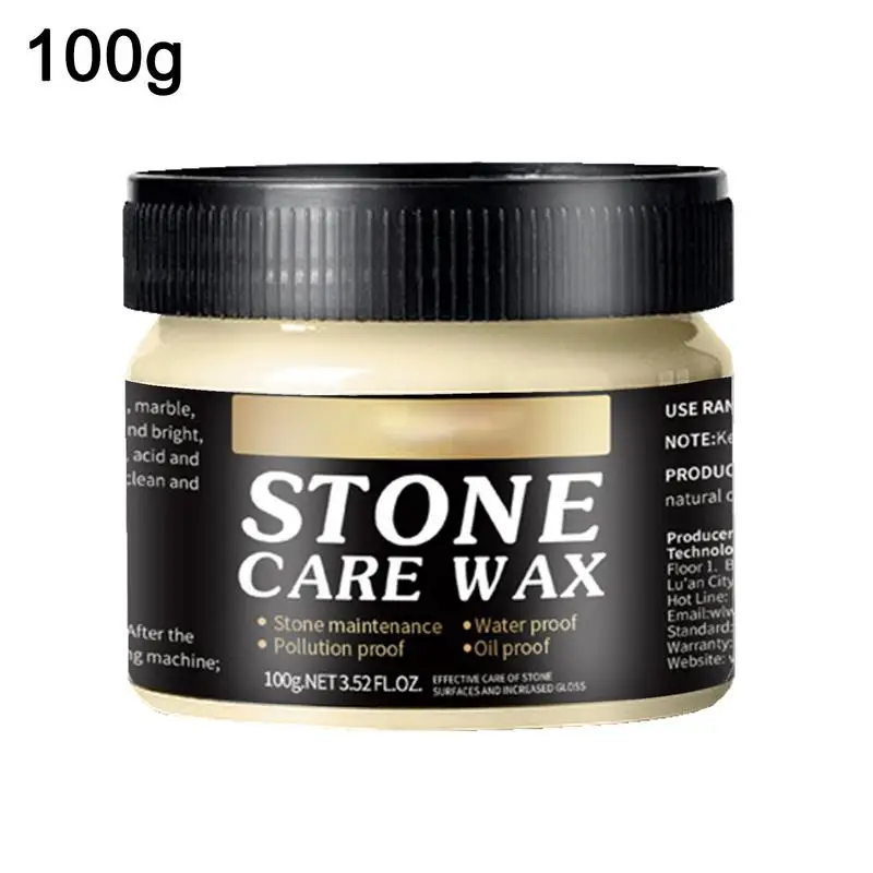 Stone Nourishing Polishing Wax Quartz Polish Tool Waterproof Polish Wax Granite Polish Wax Stone Care Product for Marble Tile