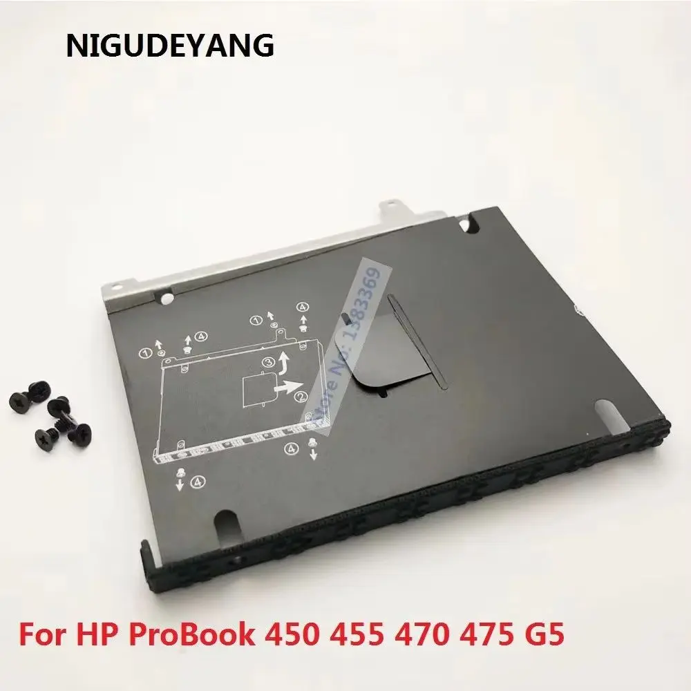 HP ProBook 450 455 470 475 G5용 교체용 기본 2.5 HDD SSD 하드 드라이브 캐디 프레임 트레이 캐리어
