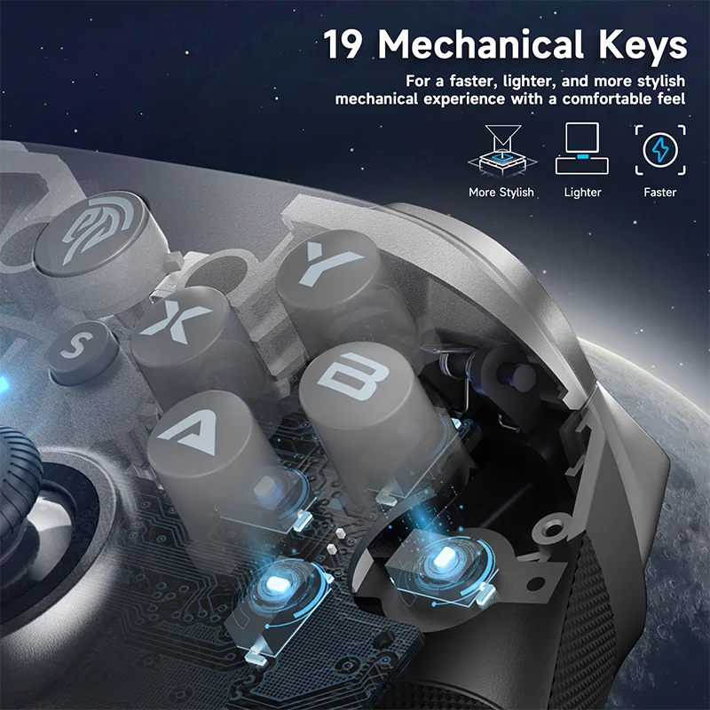 EasySMX X10   Ʈѷ, PC  е, ٵ ġ, ȭ, Ȧ ȿ, 3D Ƴα ƽ Ʈ