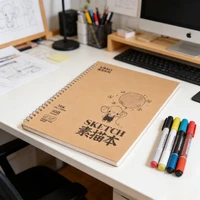 Альбом для рисования, утолщенная книга для рисования быстрого эскиза, 30 страниц, 16 К, пустая книга для рисования, каракули, картина маслом, быстрая книга для эскизов — изображение 5