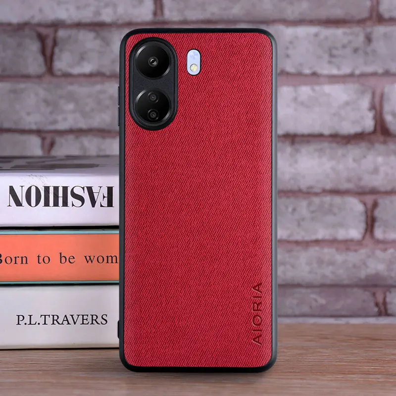 Luxury Textile Leather Phone Case - Soft & Durable Cover
