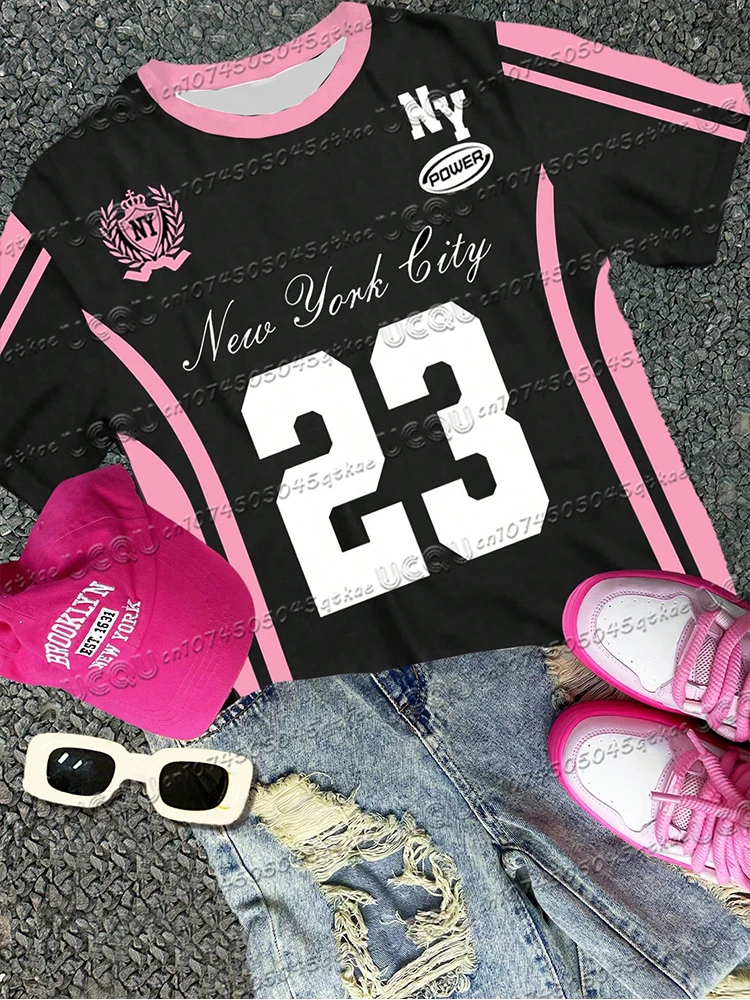 Camisetas Deportivas Para Chicas Camiseta Deportiva En Contraste