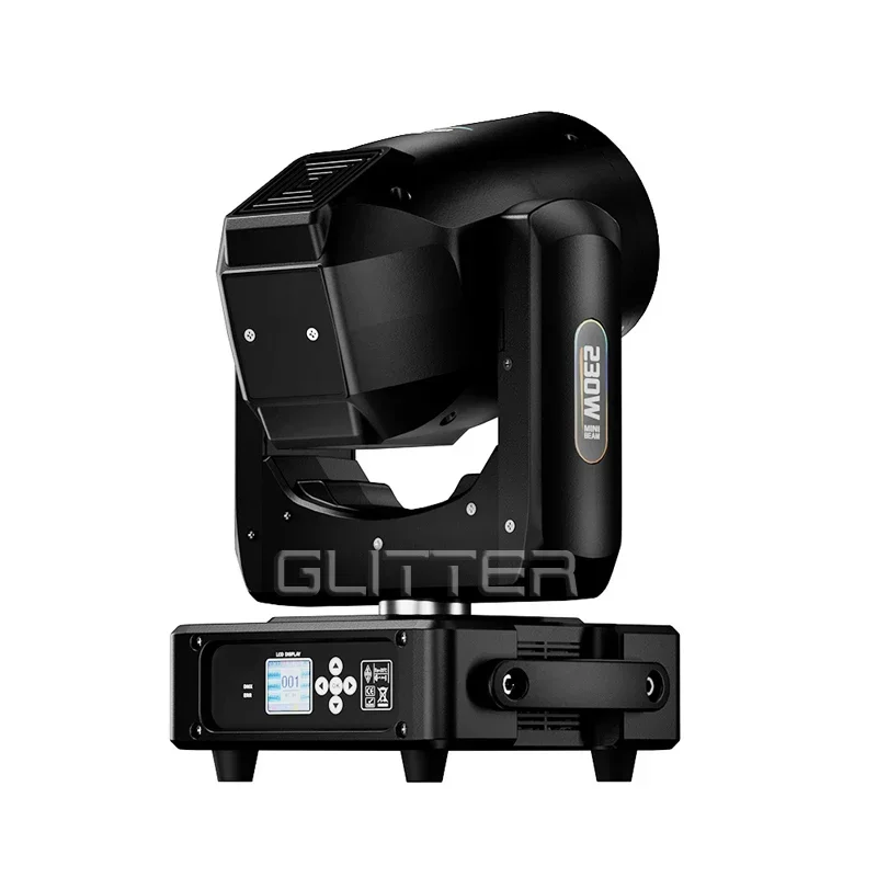 무빙 헤드 무대 조명 전구, 레인보우 무대 효과 스포트라이트, DMX512, DJ 조명, 230W, 7R