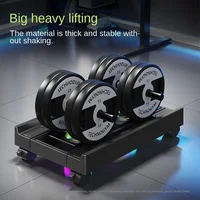 Mobile PC Tower Stand Adjustable Computer CPU Holder Telescopic Desktop Stand CPU Cart with RGB Cooling Fan Heat Dissipation - Image 4
