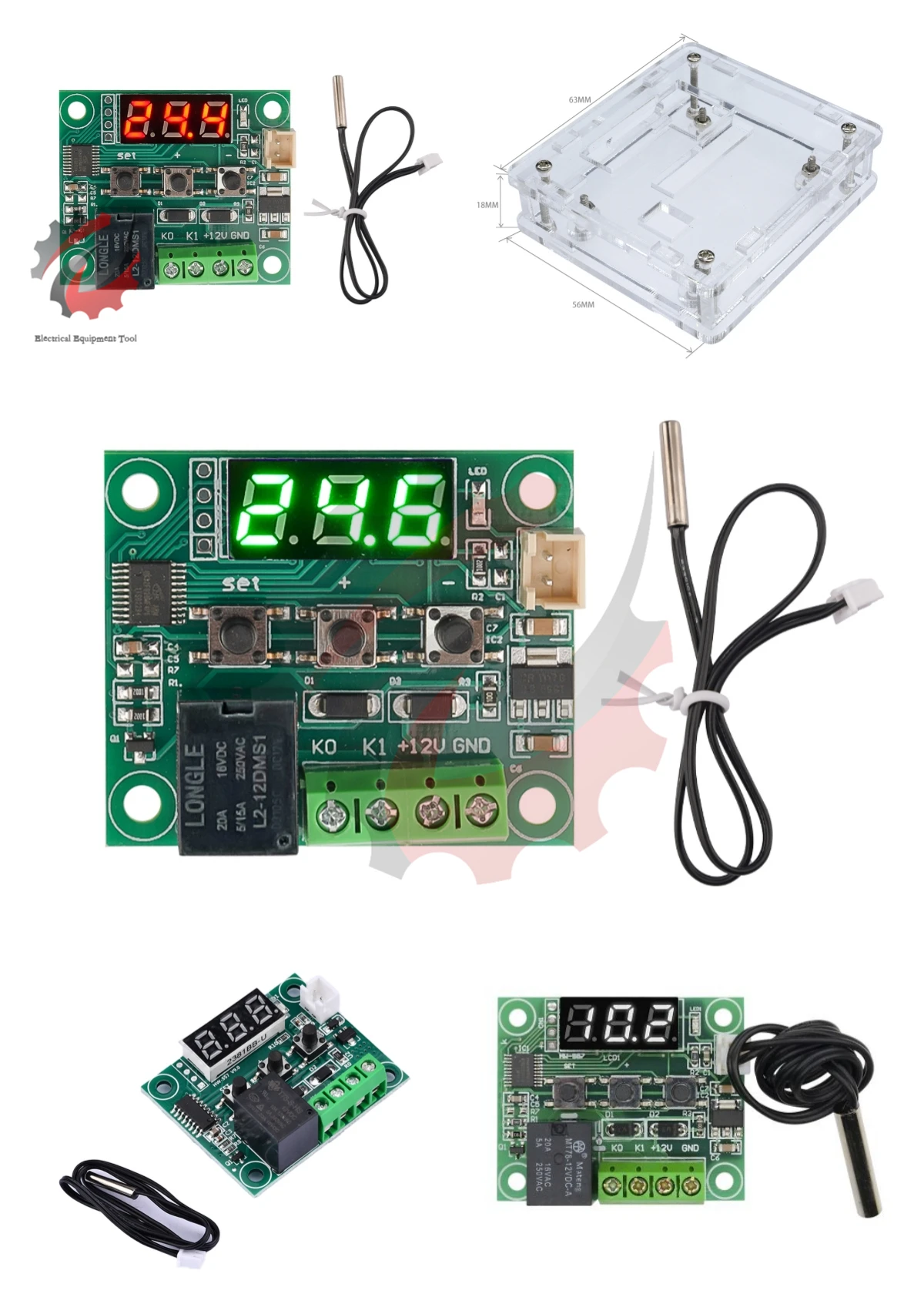 W1209DC12VDigitalTemperatureControllearThermostatTemperature