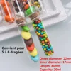 Marriage Glass Tube 52 pcs/lot Glass Bottle Cork Stopper Glass Jars Mini Wedding Bottle Container Small DIY Vials 4