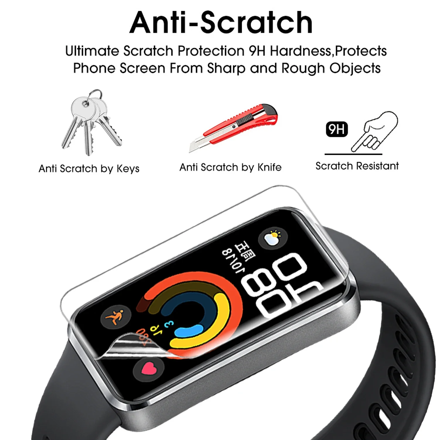 for Huawei Band 10 9 8 7 Hydrogel Film Smart Band Anti-scratch Films Screen Protector Not Glass for Huawei Band8 Band9 Band10