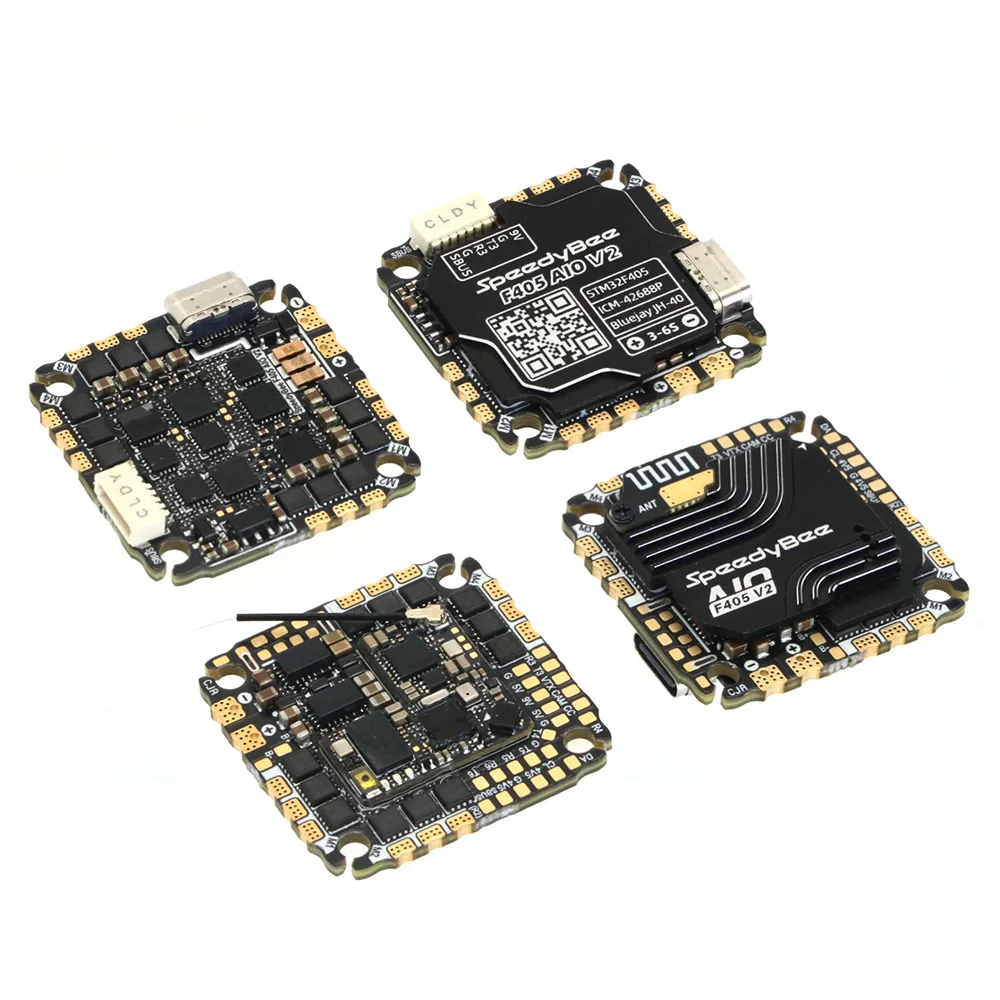 SpeedyBee F405 AIO V2 35A without CNC / 40A with CNC 25.5x25.5 3-6S Flight Control and ESC Integrated for Aircraft thumbnail 6