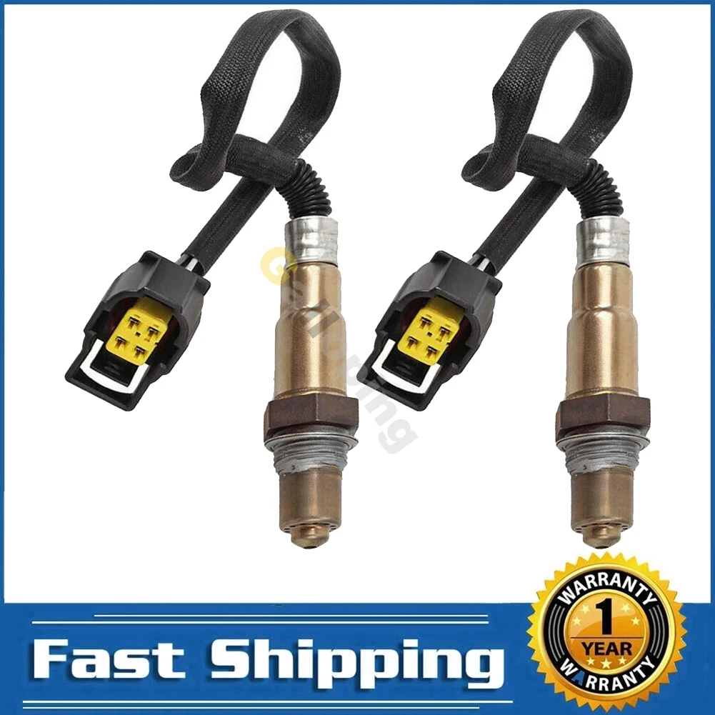 

2X O2 Oxygen Sensor for 2007 2008 2009 2010-2017 Jeep Patriot 2.0L 2.4L Sensor 1 2 Upstream Downstream 4 Wires Lambda 0045420818