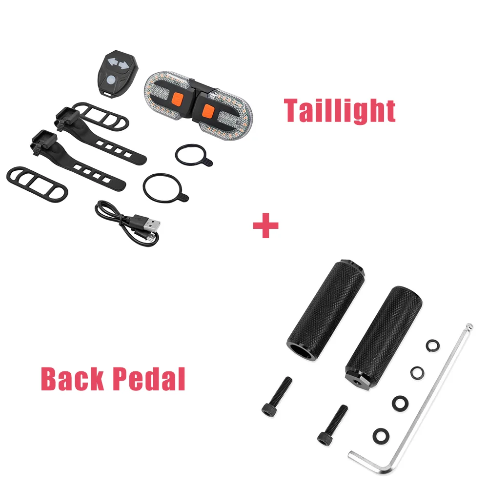 Manopole Indicatore di direzione Spia per Xiaomi M365/Pro2/per Ninebot G30 G2 G65 Fanale posteriore per scooter elettrico con telecomando 18 Manopole Indicatore di direzione Spia per Xiaomi M365/Pro2/per Ninebot G30 G2 G65 Fanale posteriore per scooter elettrico con telecomando 18