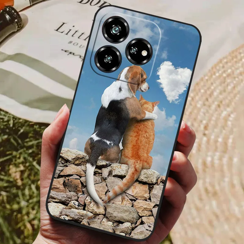 Luxury Painted Silicon Phone Back Cover - Protective Shell Design