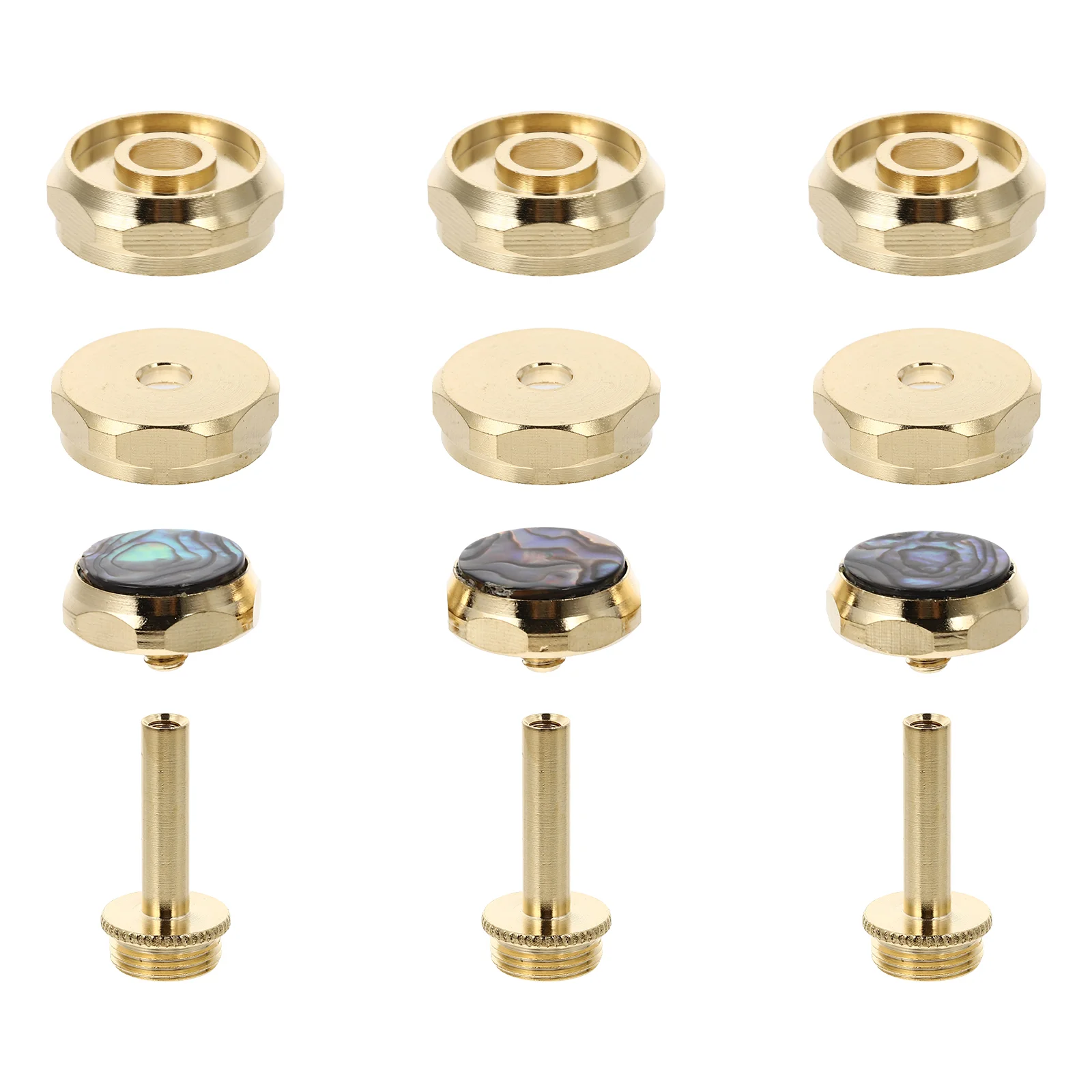 Small Button Trumpet Valve Accessories Press Cover Buckle Repair Musical Instrument Copper Supplies Parts