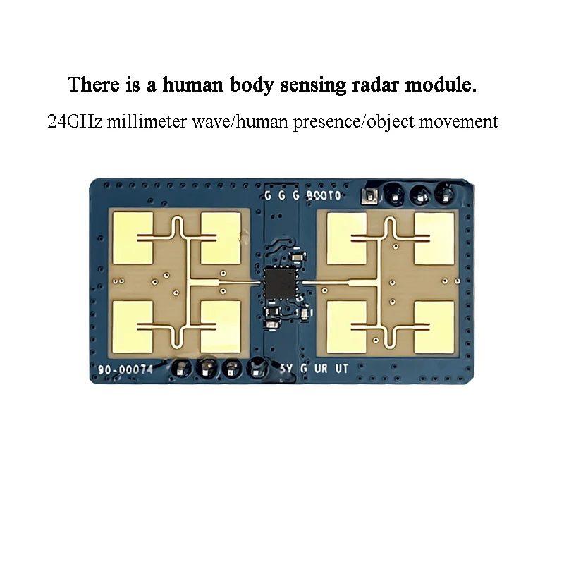 Hi-Link 2pcs/lot 24Ghz LD1125H 24G millimeter wave radar module human presence sensor breathing induction mobile ranging detect 6