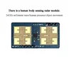 Hi-Link 2pcs/lot 24Ghz LD1125H 24G millimeter wave radar module human presence sensor breathing induction mobile ranging detect 6