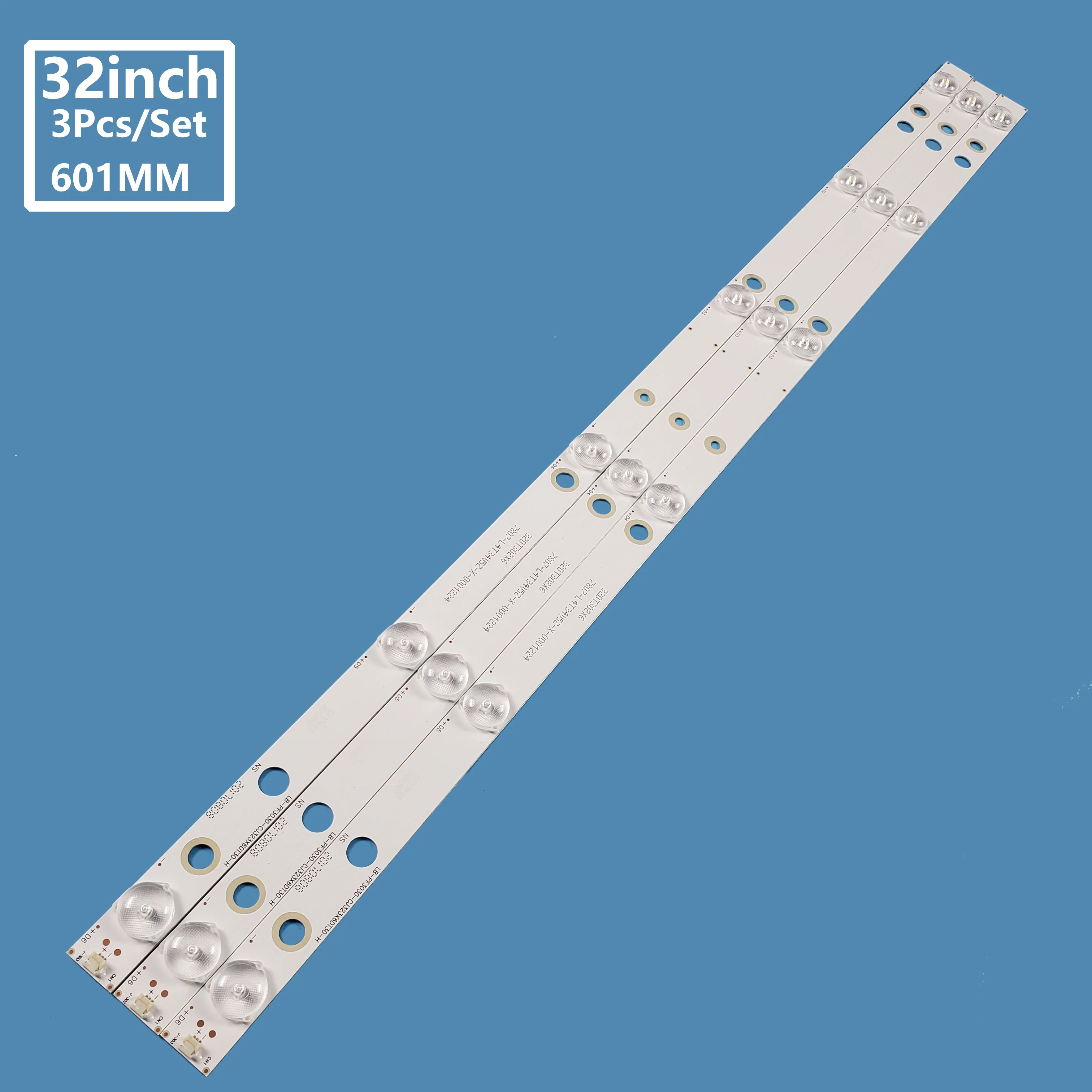 3Pcs/set TV LED Backlight Strip Bar Light LB-PF3030-CJ323X6DT30-H For Sony 32 Inch YE-32017 Accessories Repair Replacement Tape 3pcs set tv led backlight strip jl d40071330 002as m v02 lb c400u17 e5f s g71 jf for 40 inch tv bar light accessories