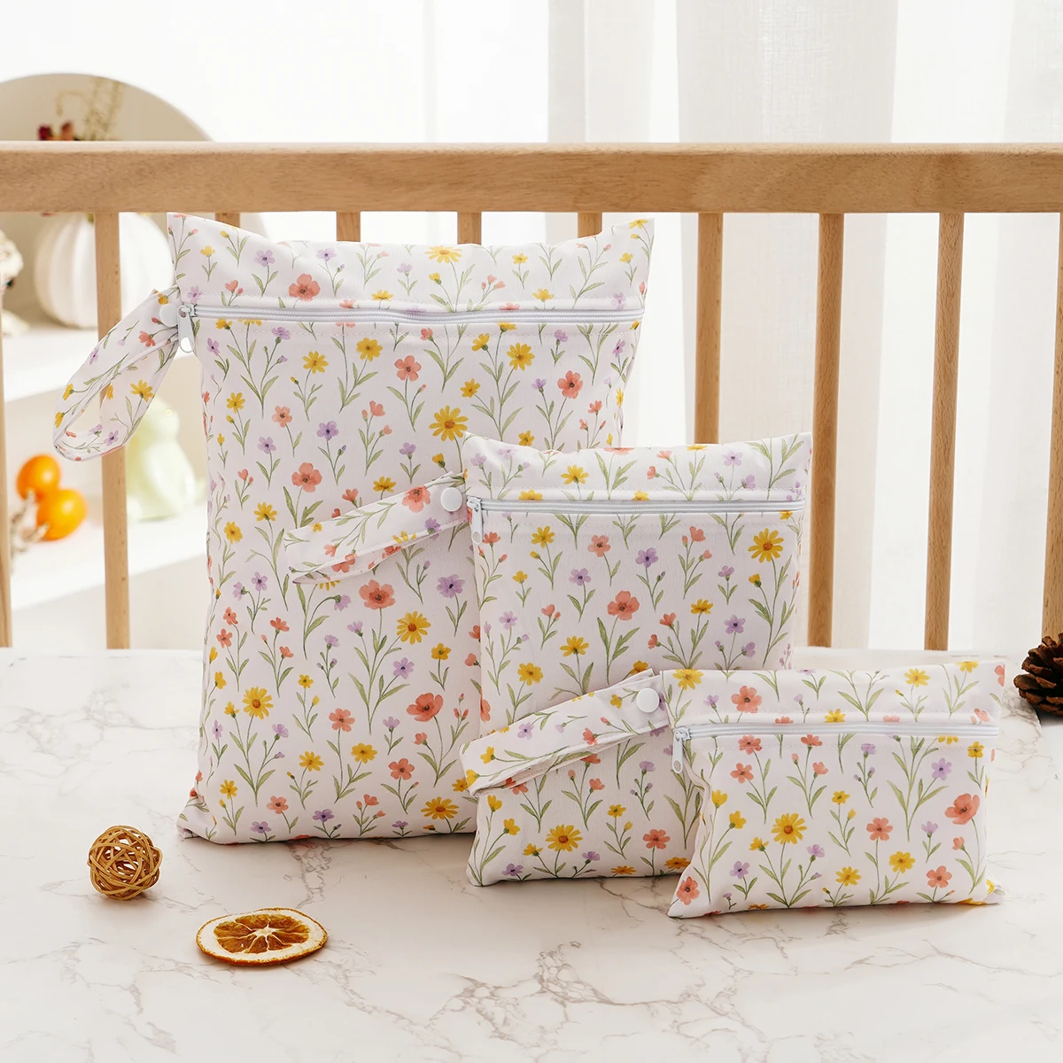 Elinfant 3-Piece Waterproof and Reusable Wet/Dry Bag Set