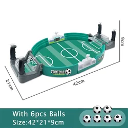 Compact Foosball Table - Tabletop Soccer Game for Indoor Fun and Entertainment (Big With 6 Balls)