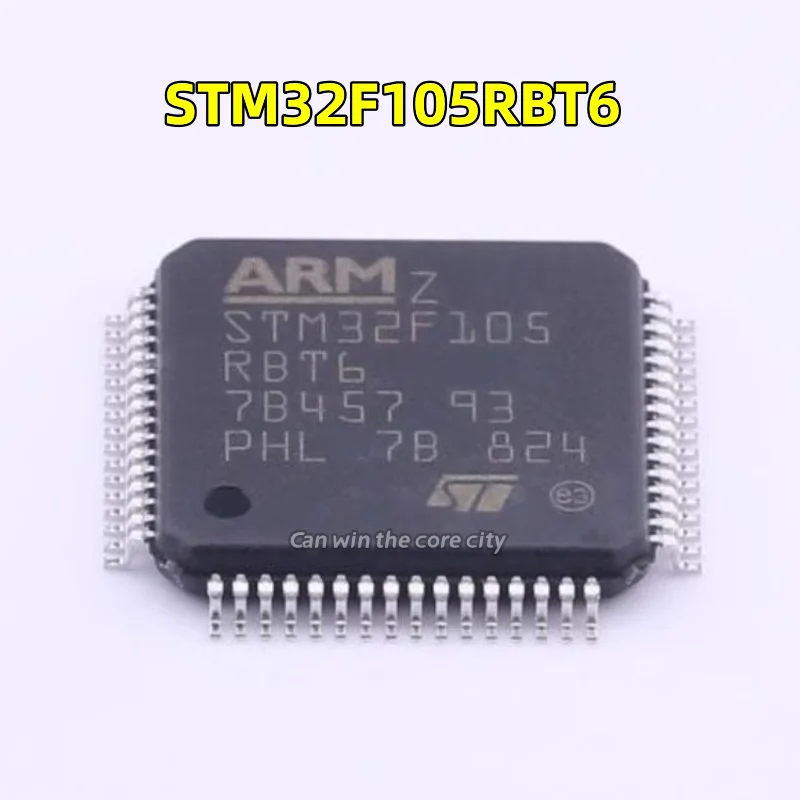 

10 pieces STM32F105RBT6 QFP-64 32-bit microcontroller MCU ARM microcontroller processor IC original genuine