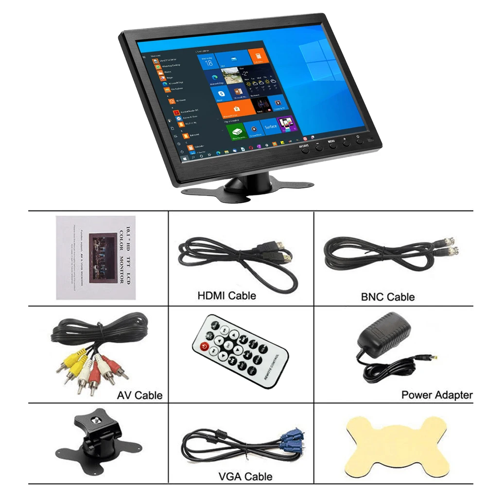 Monitor Display Podofo LCD HD Portable 10.1