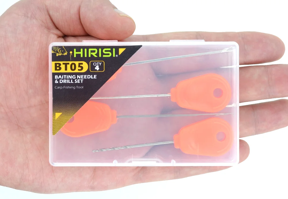 Hirisi 4 Stück Karpfenangeln Ködernadel mit Box Angelköder Werkzeuge Angelzubehör BT05 – Detail 5
