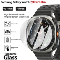 Glass Protective Film For Samsung Galaxy Watch 7 Ultra 6 5 4 Screen Protector Samsung series 40mm 44mm 45mm 46mm 47mm 42mm 43mm 3