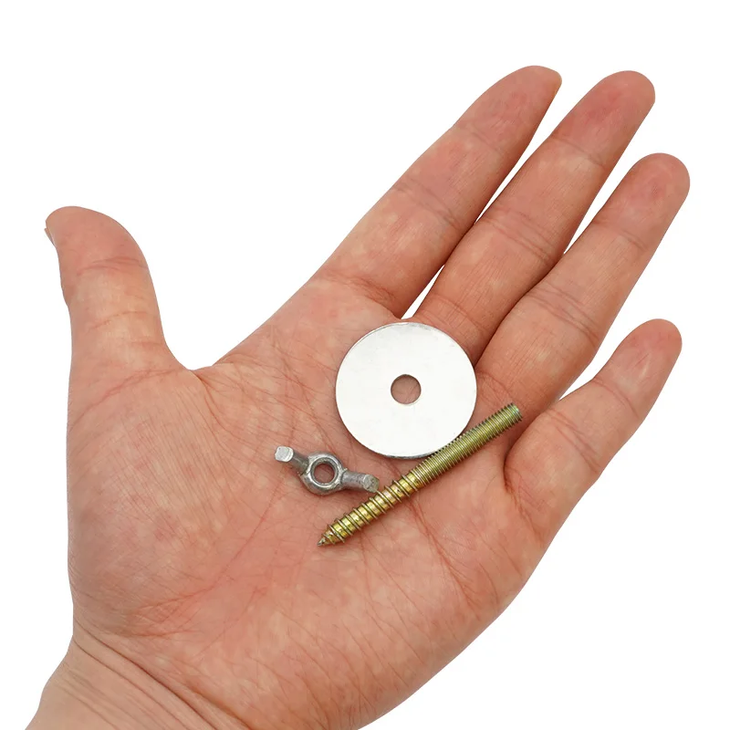 Nut Screw Mount Kits Screws Cage Nuts Hamster Bird Screw Wing Kitspringboard Supplies Breeding Accessories Box Fixing Parrot Bolts Pet Fastenersstand