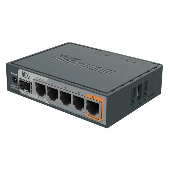 Маршрутизатор Mikrotik RB760iGS 880 МГц RJ45 SFP серый | Компьютеры и офис