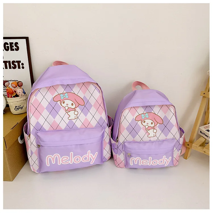 Purple Kawaii My Melody Student Backpack