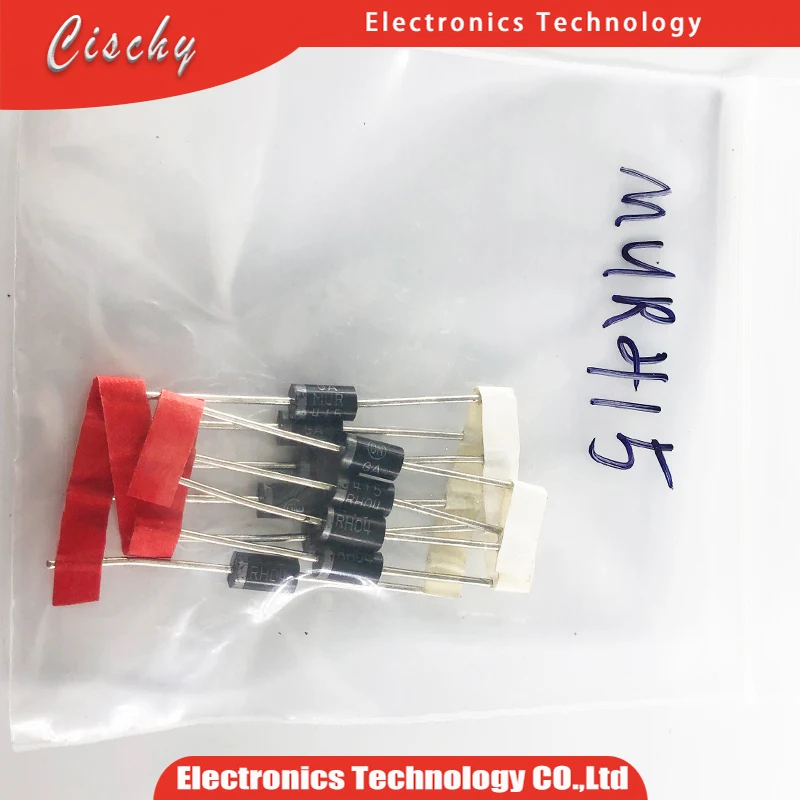 

10 шт./лот MUR405 MUR410 MUR415 MUR420 MUR440 MUR460 MUR480 MUR4100 MUR420RLG MUR440RLG MUR460RLG MUR480RLG MUR4100RLG DO-201AD