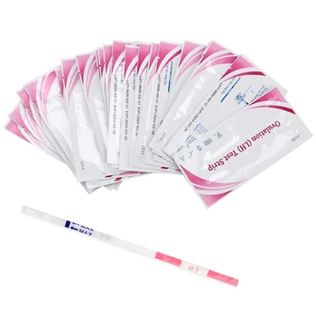 50Pcs Women LH Tests Ovulation Urine Measuring Strips LH Ovulation Test Strips First Response Over 99% Accuracy for Home Testing 1